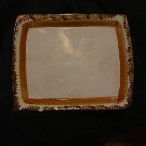 Vintage Price Kensington Square Hand Painted Butter/Cheese/ Plate Cottage Ware